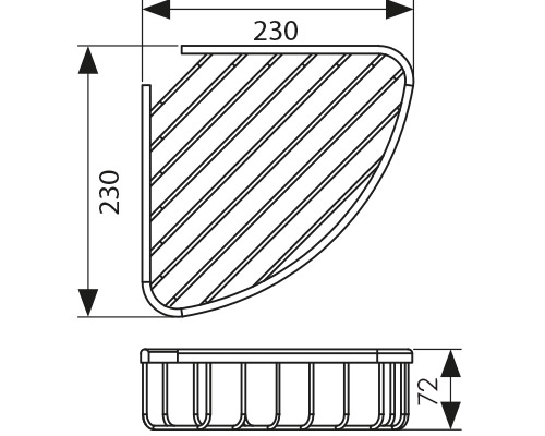 5022 Полка настенная угловая_2