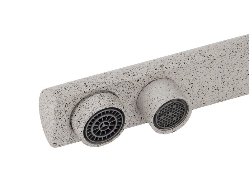 Смеситель KAISER Decor 40144-4 для кухни с подачей фильтрованной воды, песочный мрамор, излив поворо
