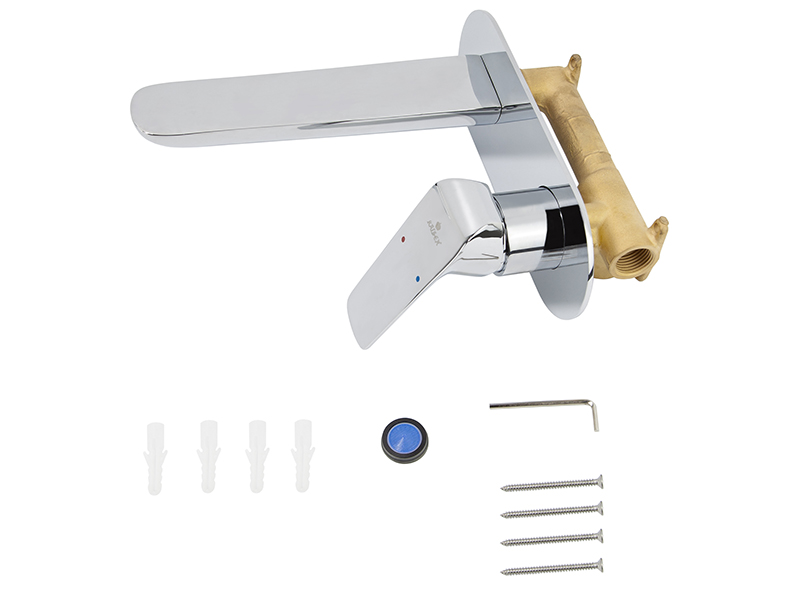 Смеситель KAISER Glory 69311 для раковины, хром, настенный, встраеваемый