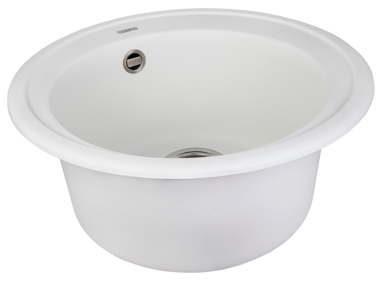 Мойка-Гранит "KAISER" (круглая) Ф510*220 белый