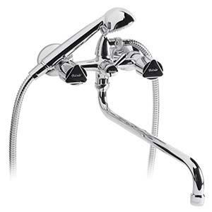 смес. VIDIMA "ЭКО" ванна керамика (хром) 320мм