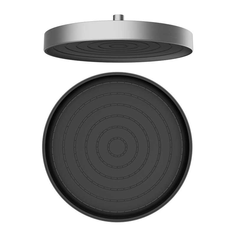 Душевая система встариваемая с термостатом KAISER Sano 08277-15, воронёная сталь, латунь