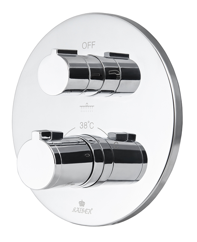 Смеситель KAISER Areva 08077 для ванны и душа, латунь, хром, скрытый