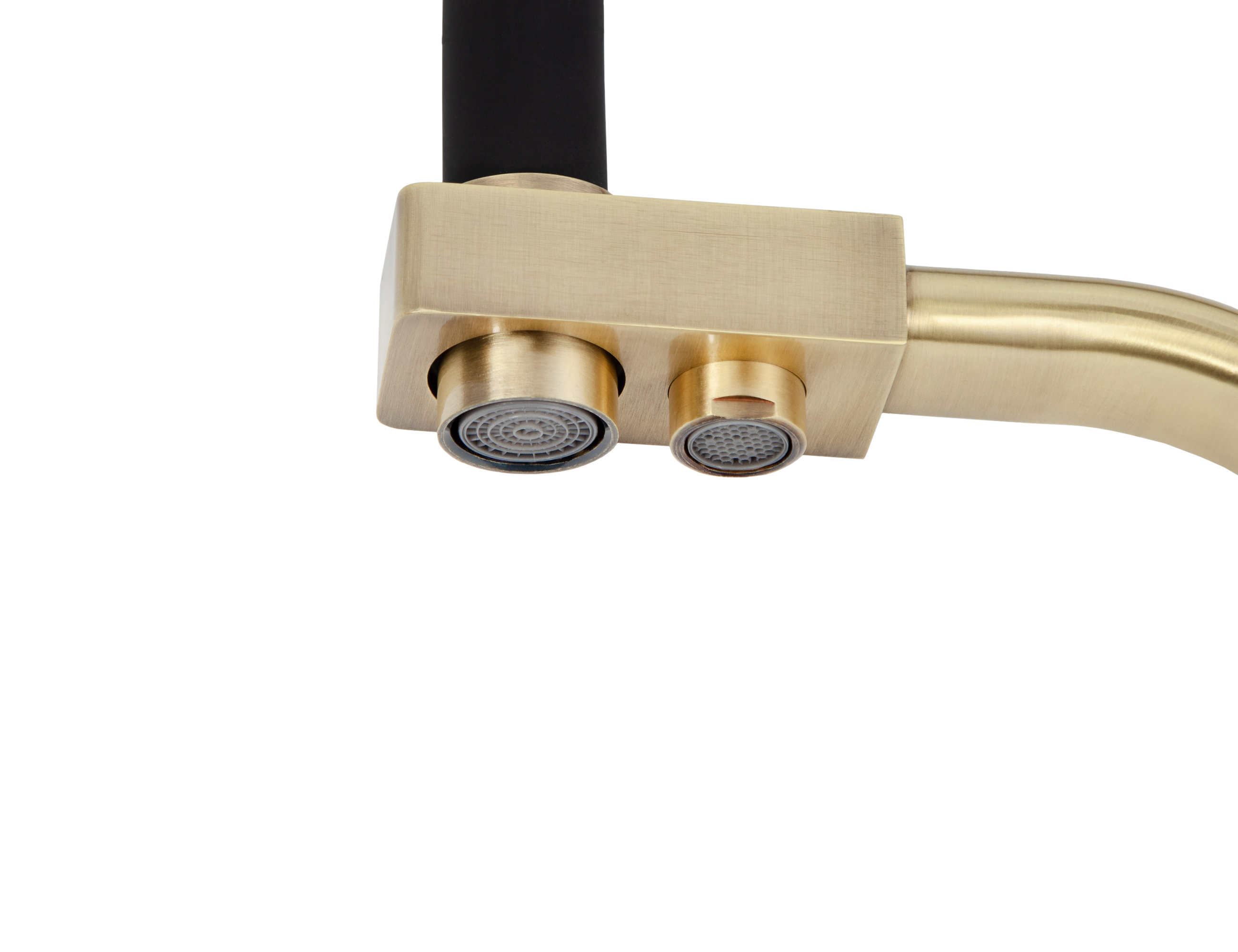 Смеситель VIKO  V-5831 для кухни, бронза, излив поворотный, нержавеющая сталь