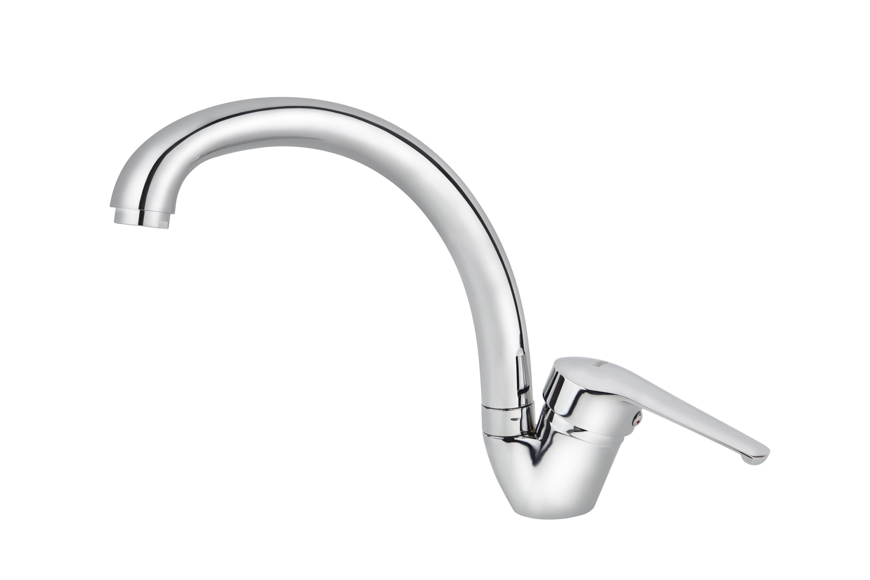 Смеситель VIKO  V-3504 для кухни, хром, излив поворотный, цинковый сплав