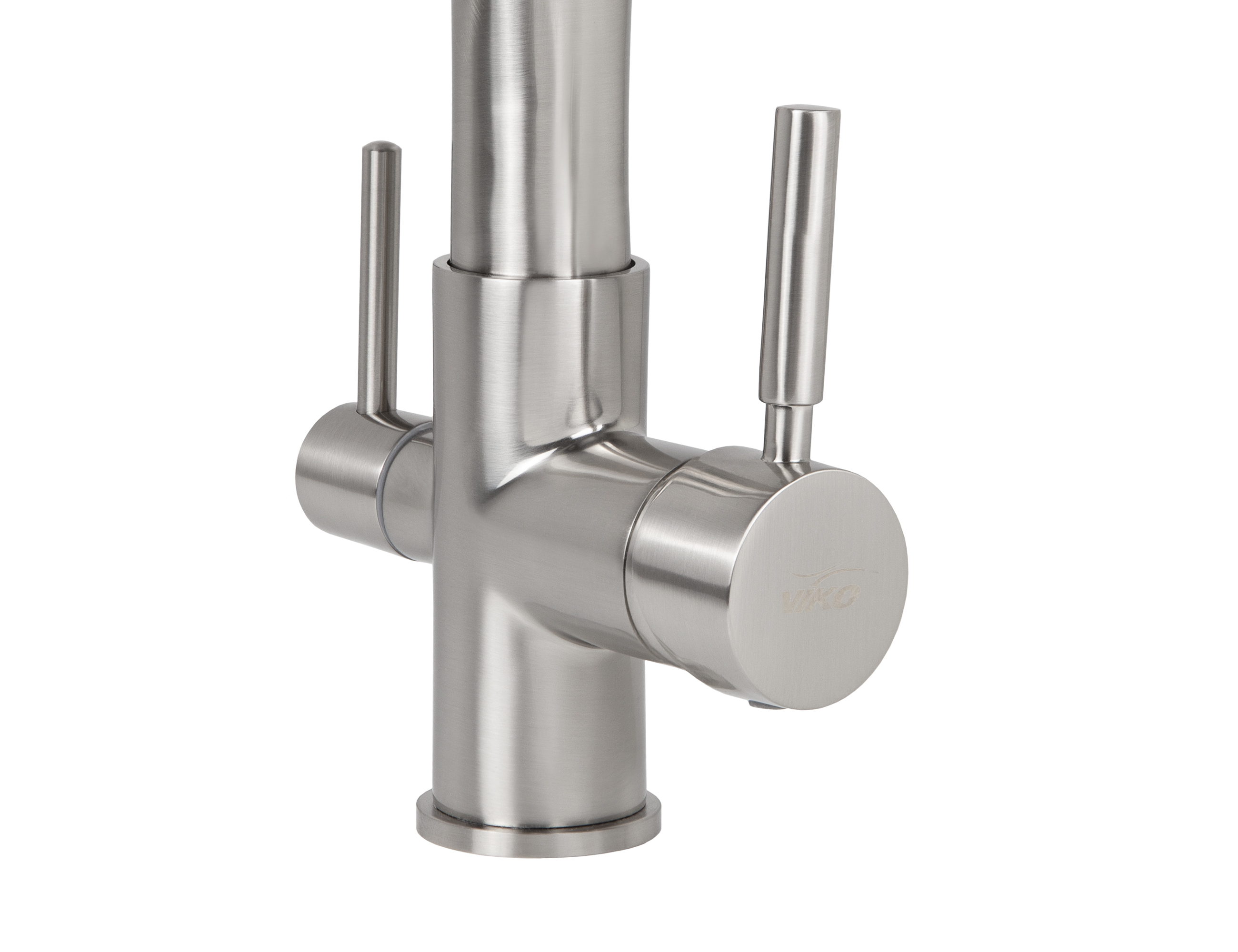 Смеситель VIKO  V-5605 для кухни, черный, излив поворотный, латунь