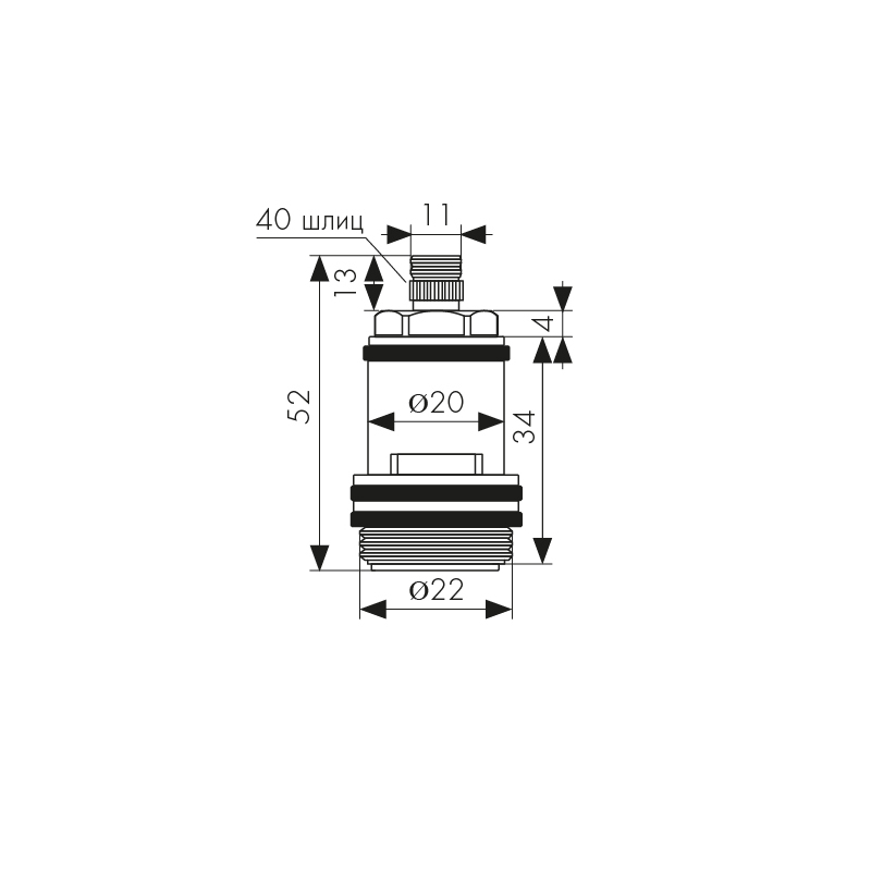 Дивертор скрытый KАISER для 03182/34022/34188/34677/47722/51022/65022/SX-2060  (стар. арт. 0068)