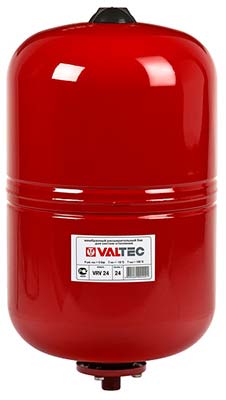 Бак расш. VT для отопления  24л. КРАСНЫЙ