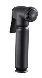 Гигиеническая лейка VIKO чёрный матовый (латунь)