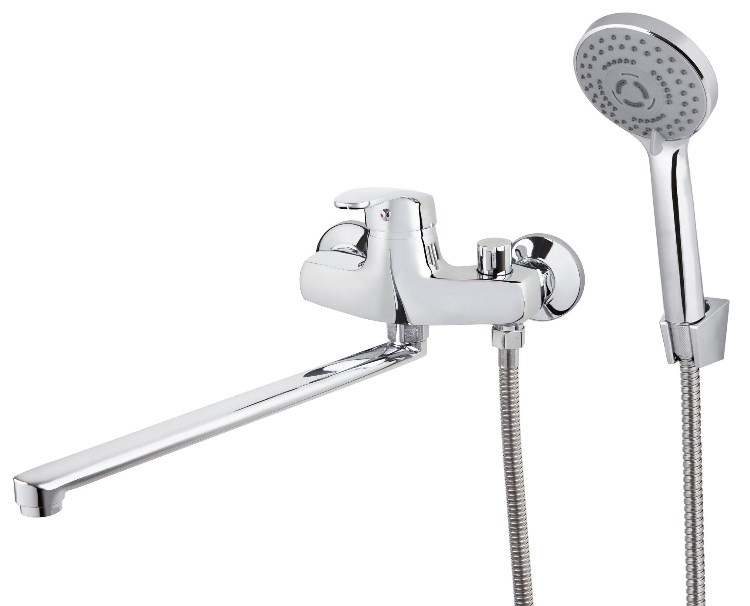 Смеситель G-lauf  V-3205 для ванны и душа, цинковый сплав, хром, поворотный