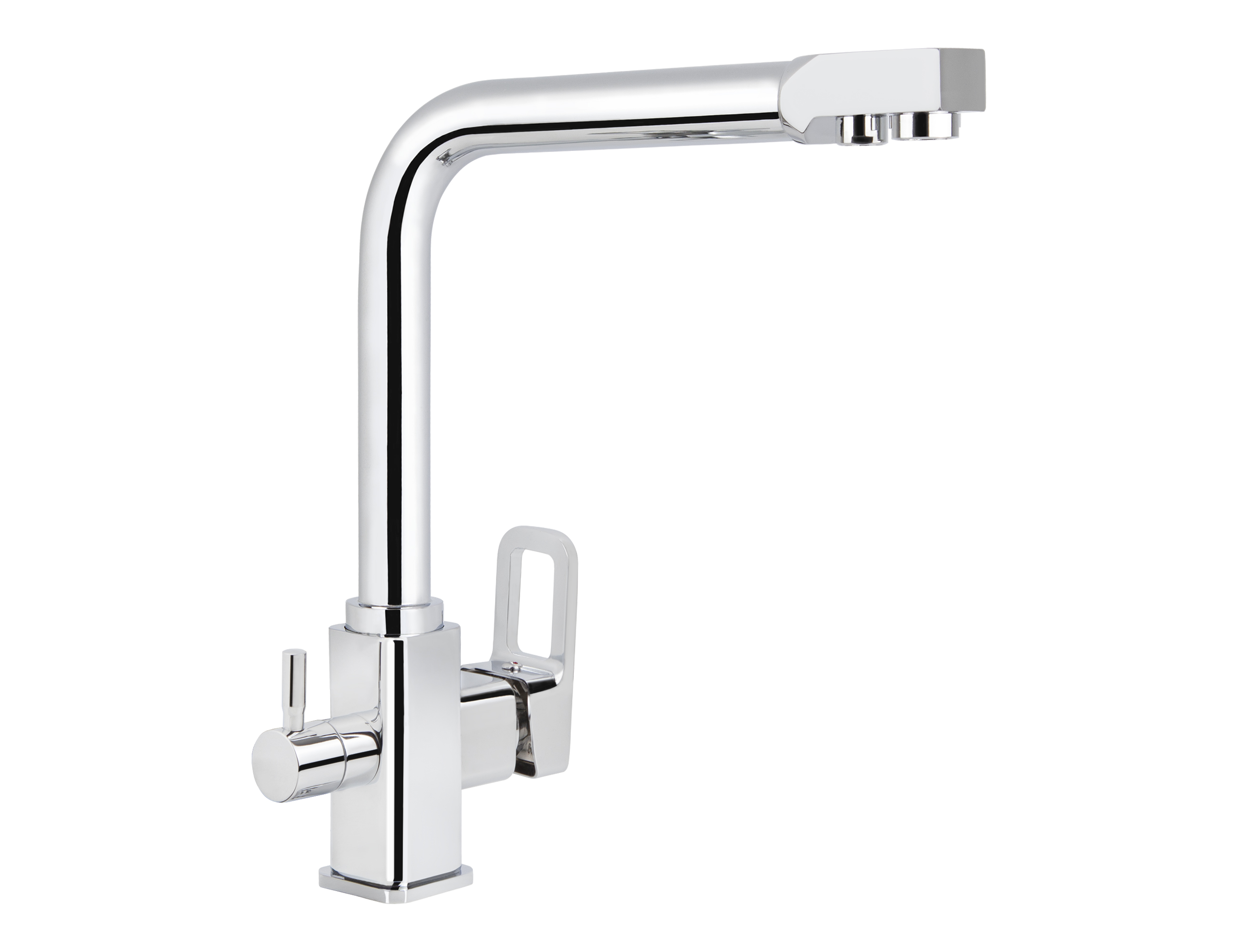 Смеситель VIKO  V-5701 для кухни, хром, излив поворотный, латунь