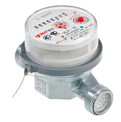 Счетчик воды 1/2" VALTEC универсальный 110мм до +90^C, 1.5м3, 