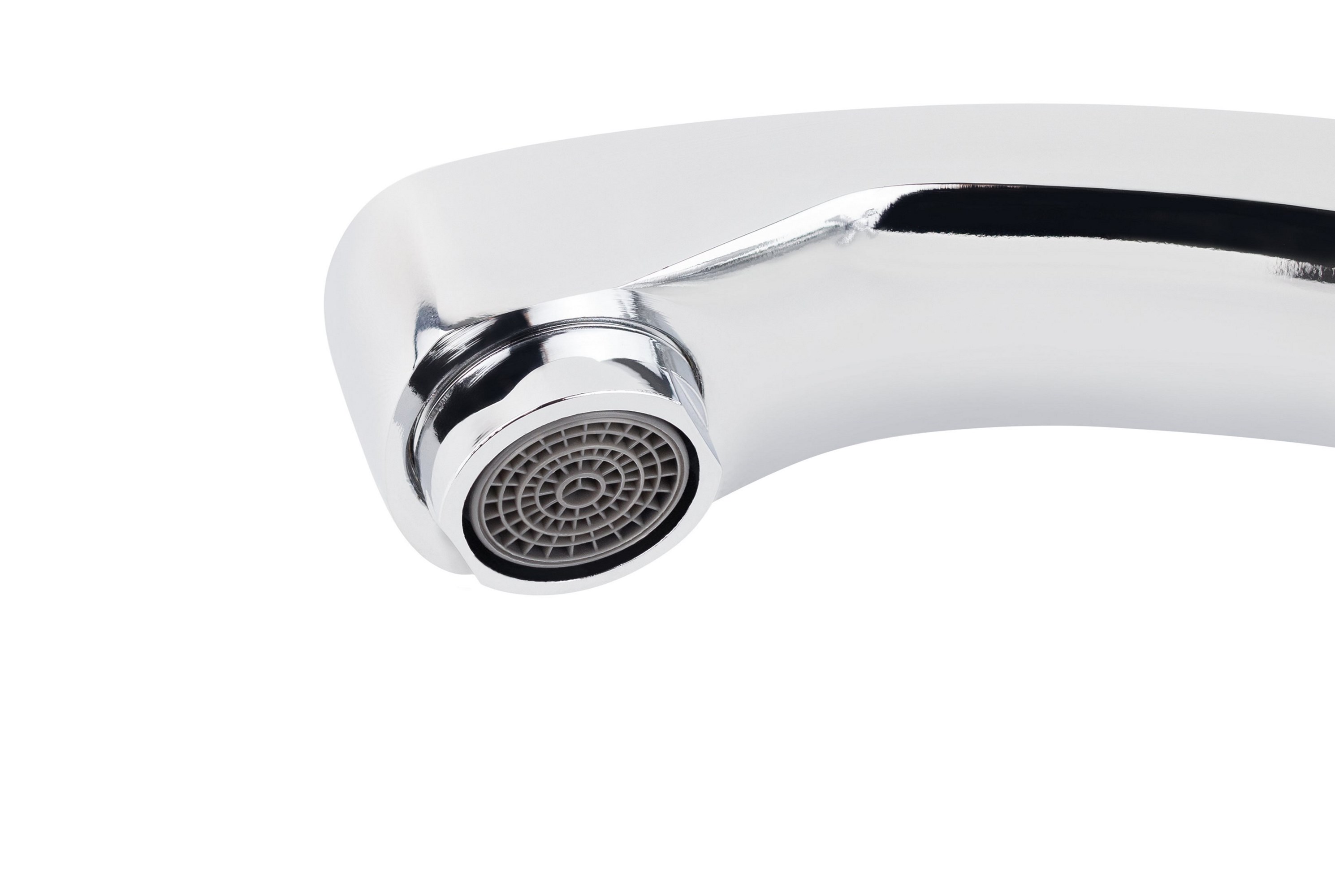 Смеситель VIKO для раковины V-2011, керамика, поворотный низкий излив