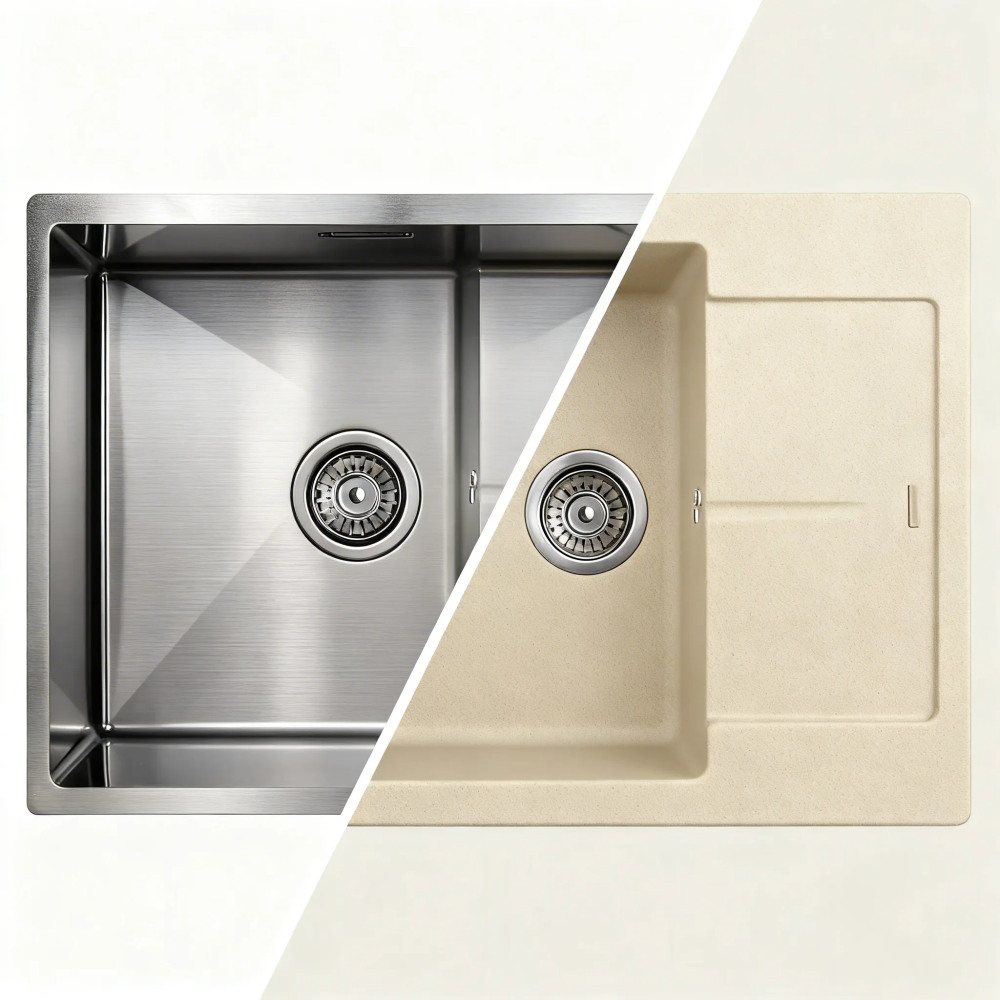 Что лучше: мойка из нержавейки или искусственного гранита? Честный разбор по 7 пунктам