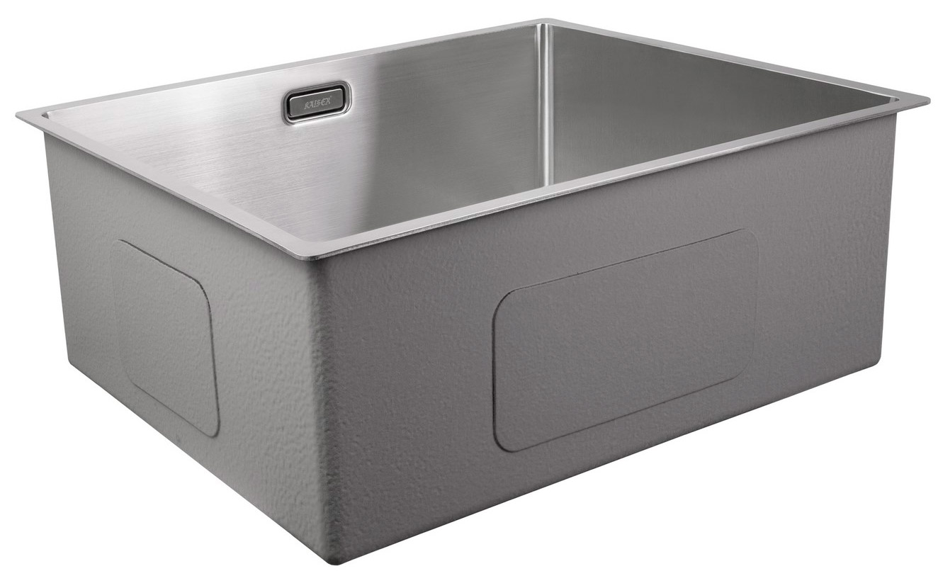 Мойка из нержавейки KAISER 530x430x200*2.0+1.2mm (цвет покрытия: сталь) /сифон