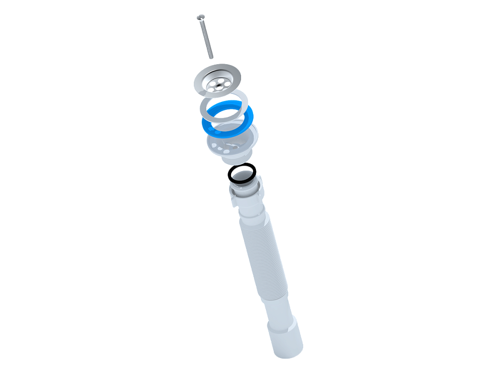 Гофросифон 1-1/4" х 32/40 АНИ