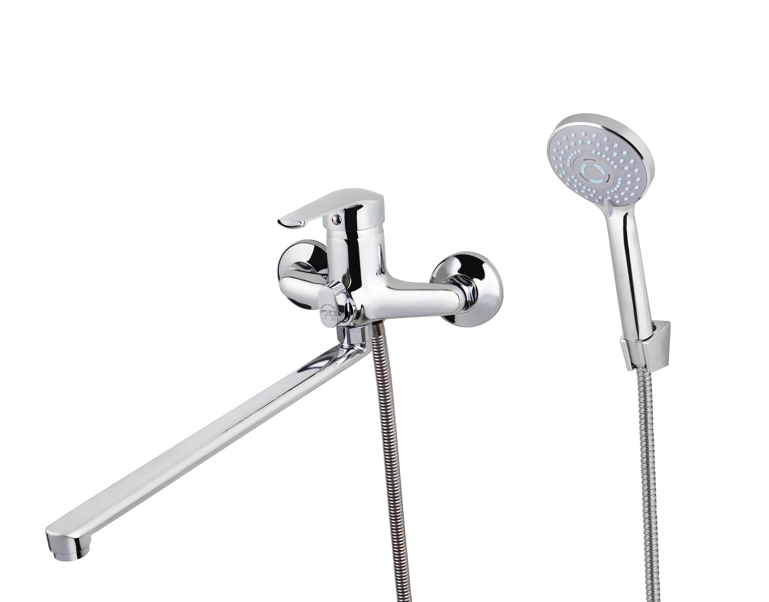 Смеситель VIKO  V-3505 для ванны и душа, цинковый сплав, хром, поворотный