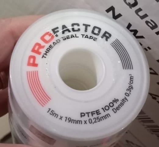 Лента ФУМ  19mm*0.25mm*15m (Большая) ProFactor  (10 шт)