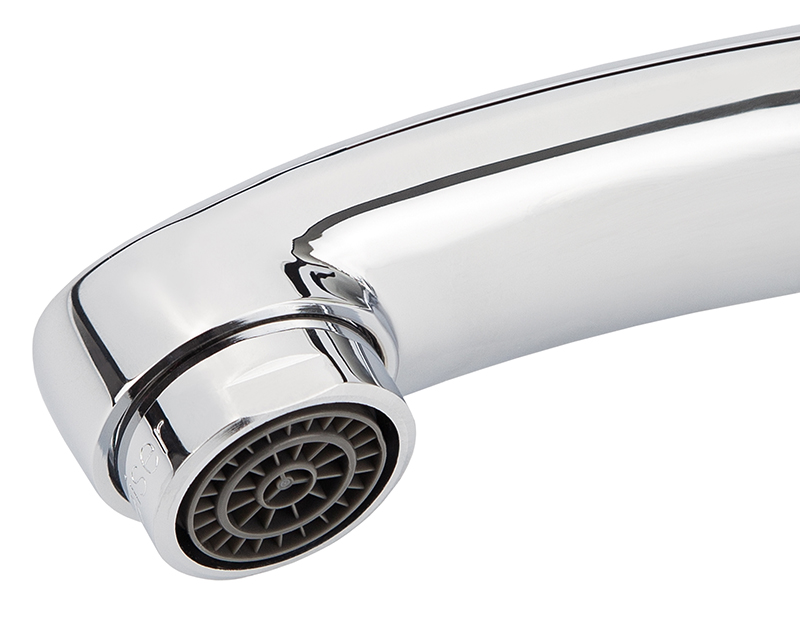 Смеситель KAISER County 55244 для кухни, хром, излив поворотный, латунь