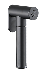 Гигиеническая лейка VIKO (латунь) черный матовый