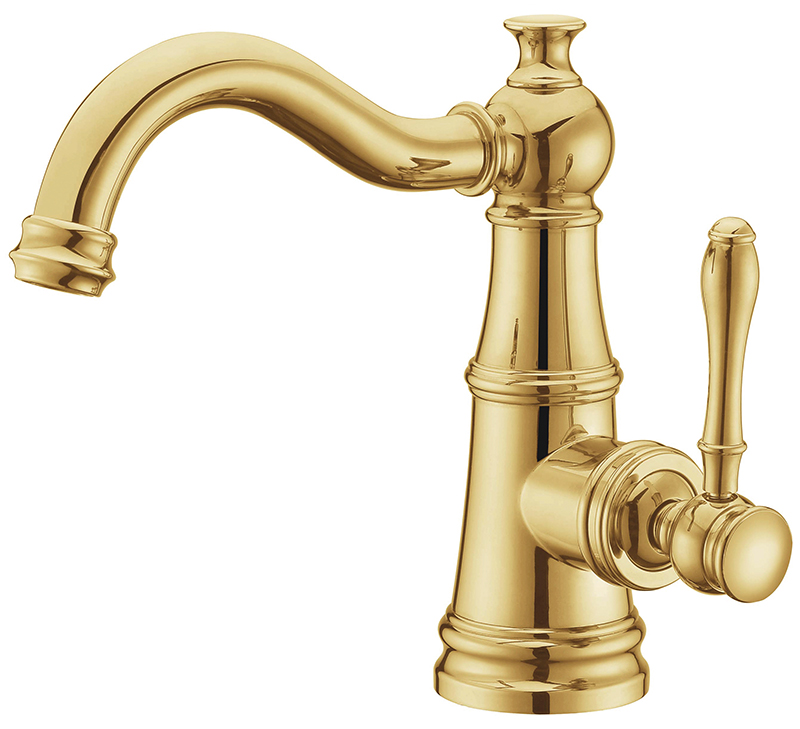 Смеситель KAISER Aria 03011-3 для раковины, латунь, золото