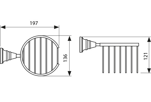 4212 Держатель для освежителя воздуха настенный_2