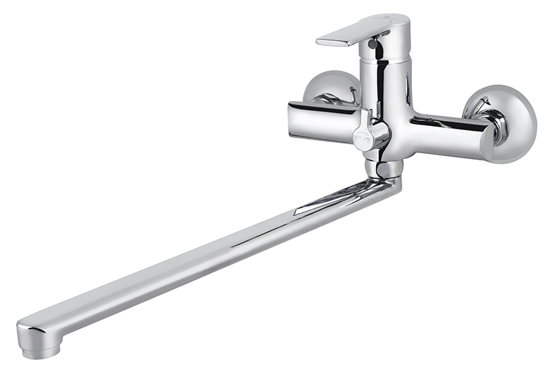 Смеситель KAISER Oval 56055 для ванны и душа, латунь, хром, поворотный