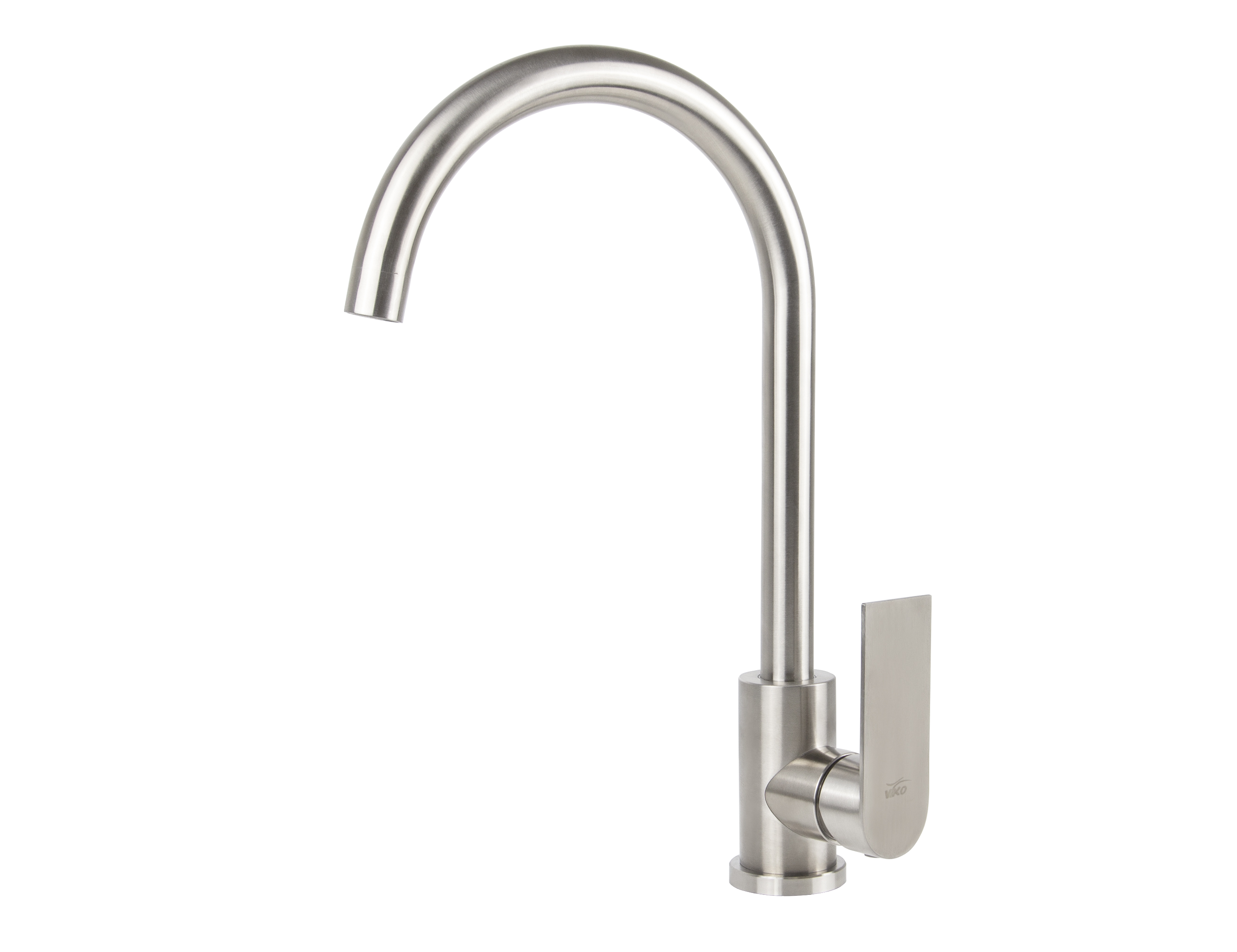 Смеситель VIKO  V-7754 , , излив поворотный, нержавеющая сталь