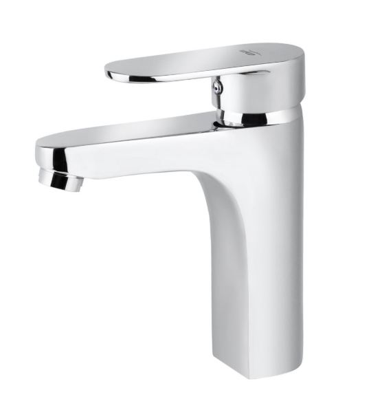 Смеситель VIKO для раковины Ø40 с гайкой, излив 12см 