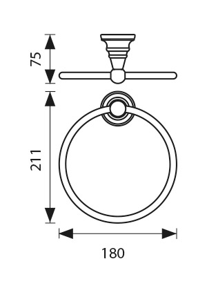 4201 Держатель полотенца(круглый)_2 4201 Держатель полотенца(круглый)_2