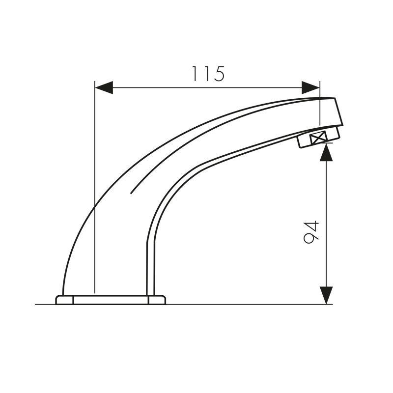 Смеситель KAISER Sensor 38111 для раковины сенсорный
