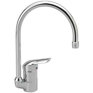 смес. VIDIMA "Сева II" кухня Ø47 "R-излив" (хром) боковой