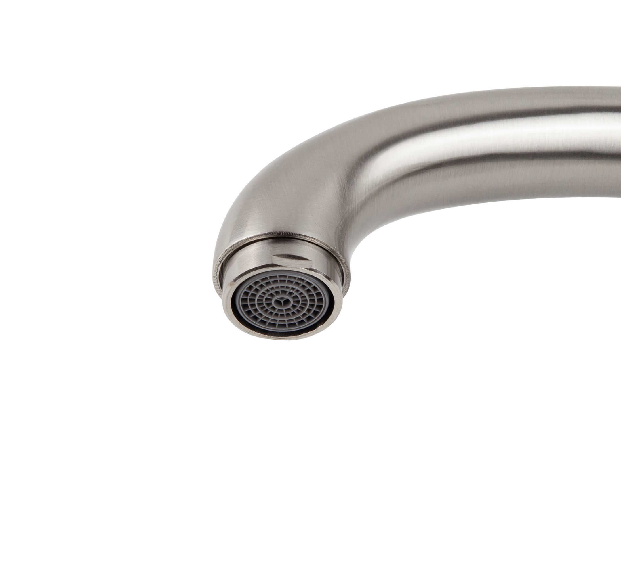 Смеситель VIKO  V-4554 для кухни, серебро, излив поворотный, цинковый сплав