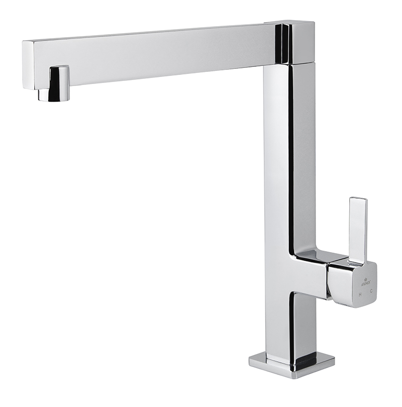 Смеситель KAISER Vico 30044 для кухни, хром, излив поворотный, латунь