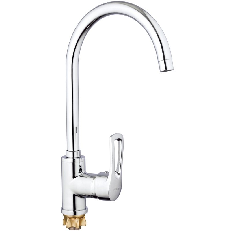 Смеситель G-lauf  ZAR4-B181 для кухни, хром, излив поворотный, цинковый сплав