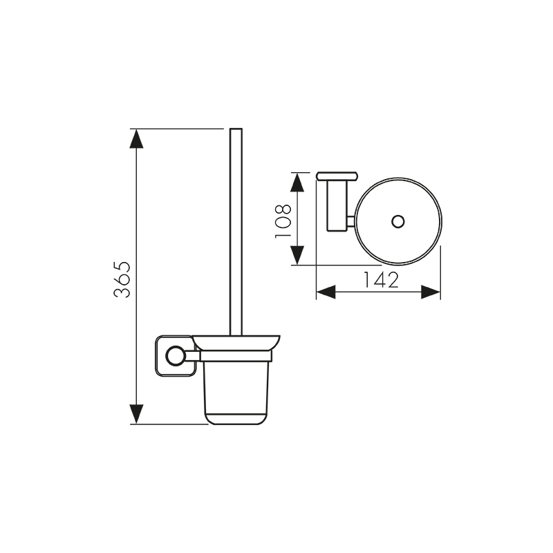 4706 Держатель для туалетного ёршика настенный_2 4706 Держатель для туалетного ёршика настенный_2