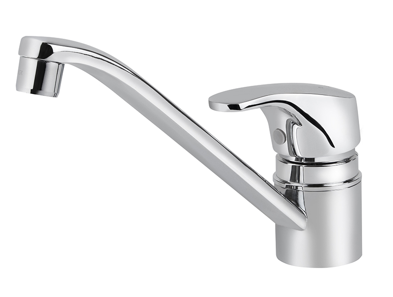 Смеситель KAISER Leon 19300 для кухни, хром, излив поворотный, латунь