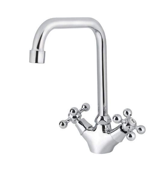 Смеситель VIKO  кухня крест кер. Г- излив