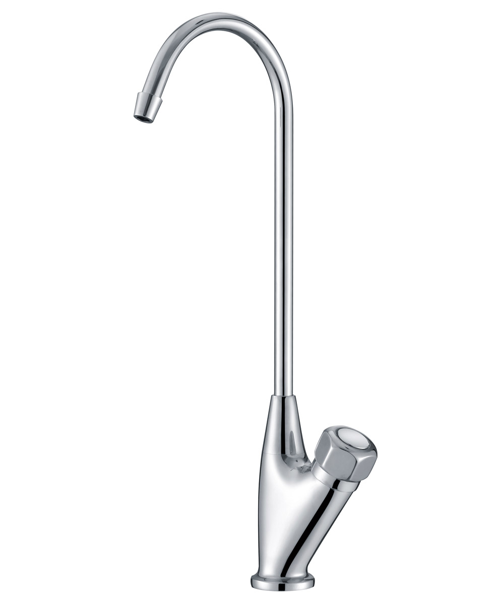 Смеситель KAISER Mono P002 для кухни с подачей фильтрованной воды, хром, излив поворотный, латунь