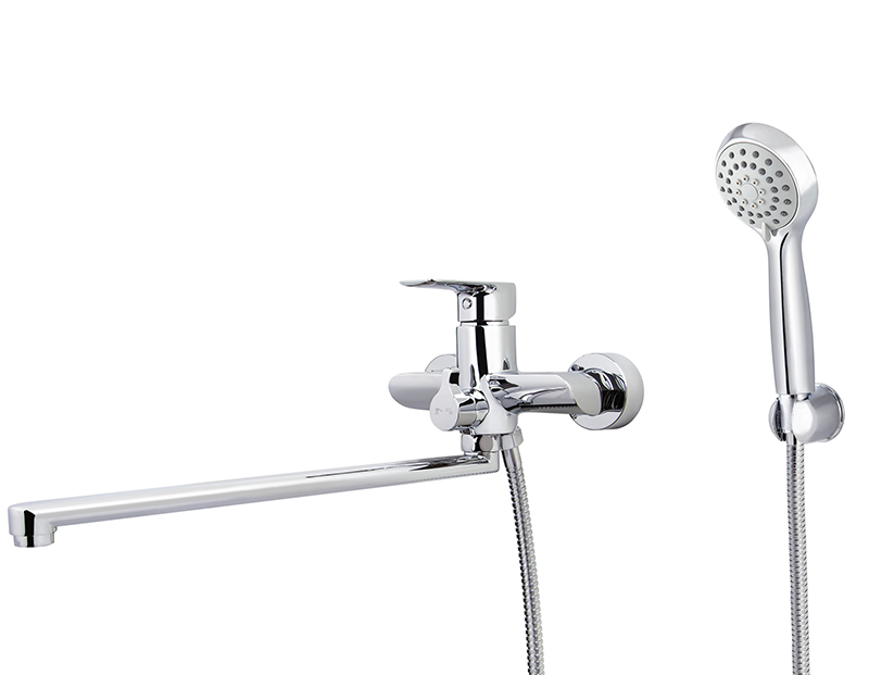 Смеситель KAISER Glory 69055 для ванны и душа, латунь, хром, поворотный