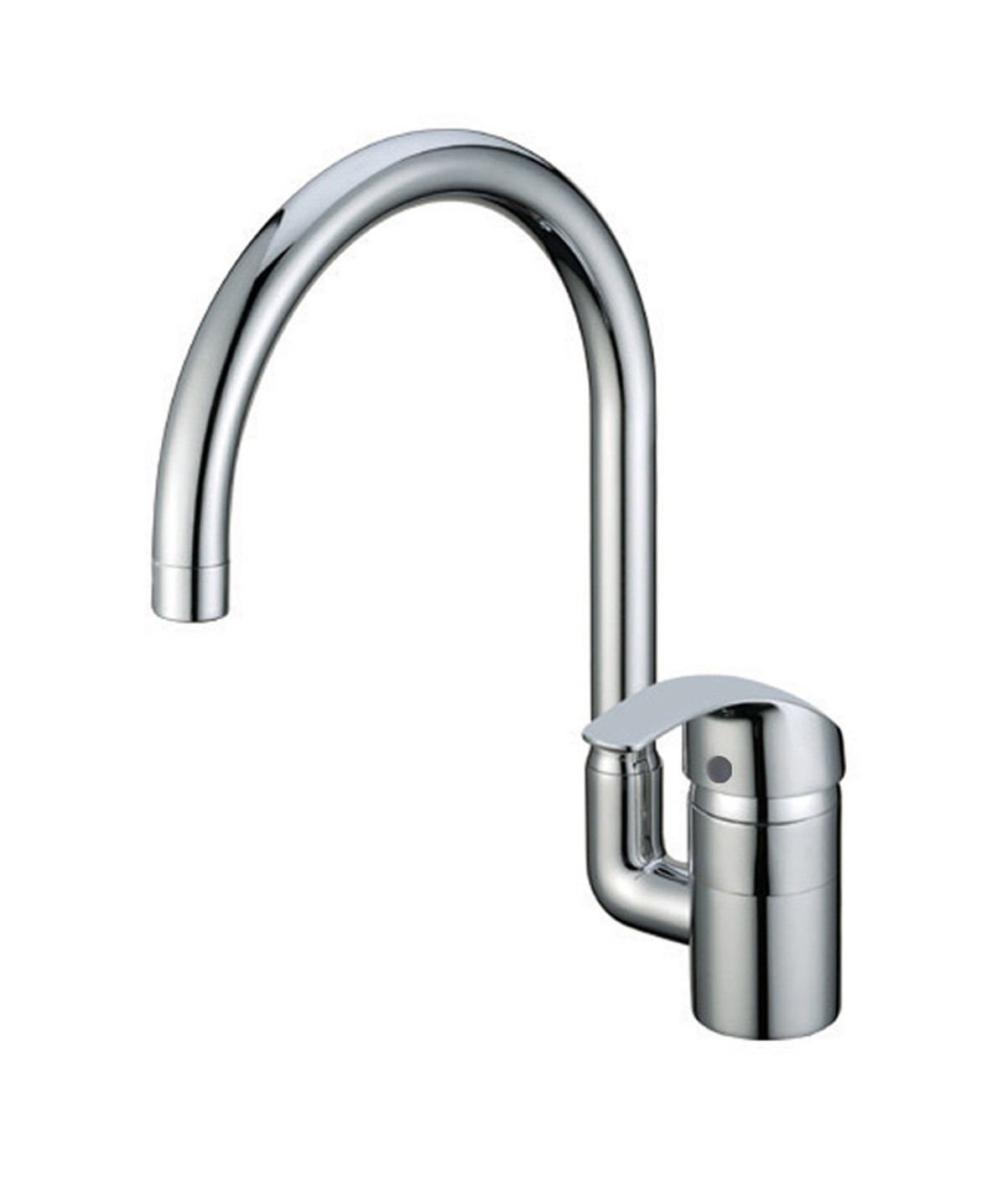 Смеситель KAISER Nova 23044 для кухни, хром, излив поворотный, латунь