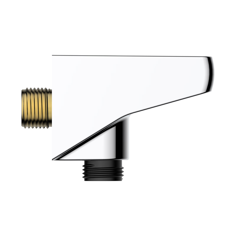 Настенное подключение шланга с поворотным держателем KAISER 80х80х62мм /Пластик/Хром