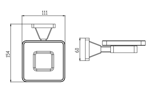 1033 Держатель мыльницы(стекло)_2
