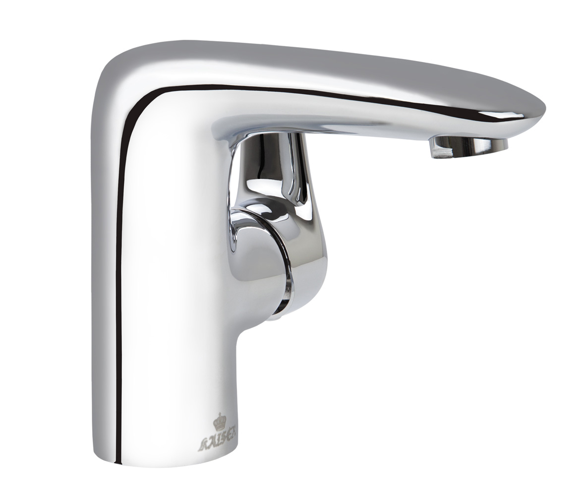 Смеситель KAISER Plane 07011 для раковины с гайкой, латунь, хром