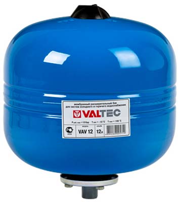Бак расш. VT для ГВС и ХВС  12л. СИНИЙ