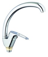Смеситель G-lauf  8G4-A018 для кухни, хром, излив поворотный, цинковый сплав