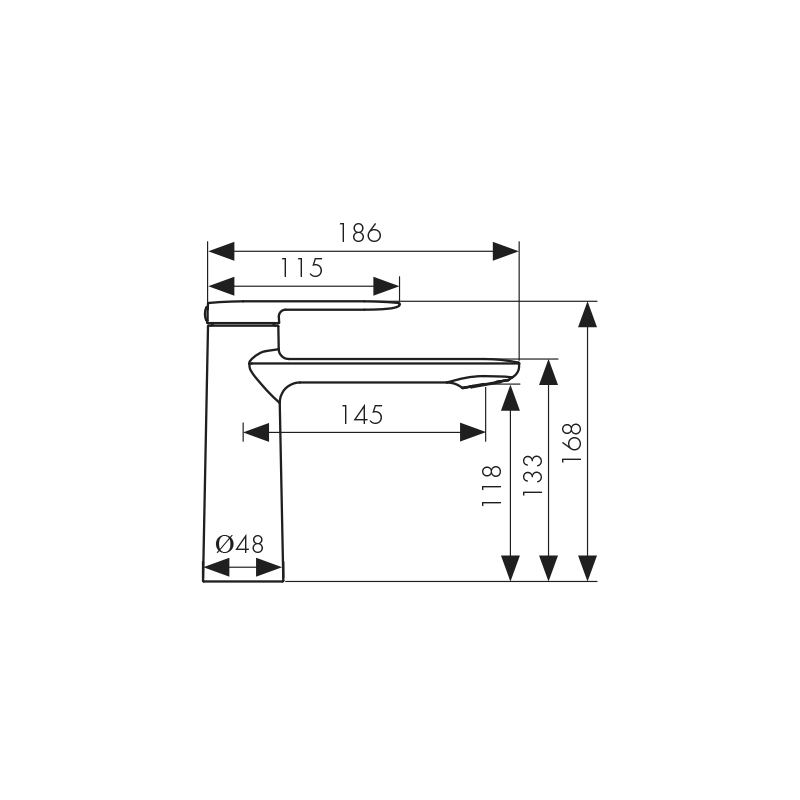 Смеситель KAISER Arena 33211-4 для раковины, латунь, белый матовый