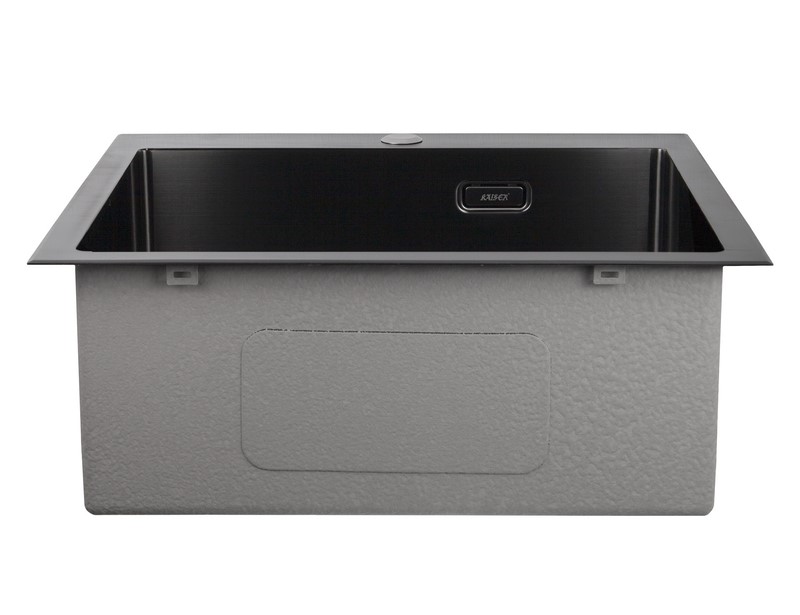 Мойка из нержавейки KAISER 540x510x200*3.0+1.2mm (воронёная сталь) /сифон