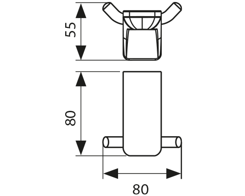 4502 Крючок двойной_2