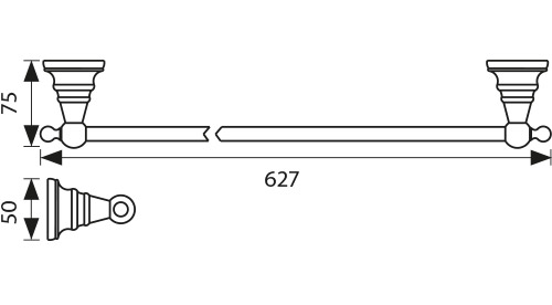 2207 Держатель полотенца(прямой)_2